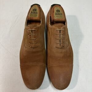 VERY GOOD Paul Smith Tan Snuff Suede Cap Toe Oxford Made in Spain UK 8 / US 9
